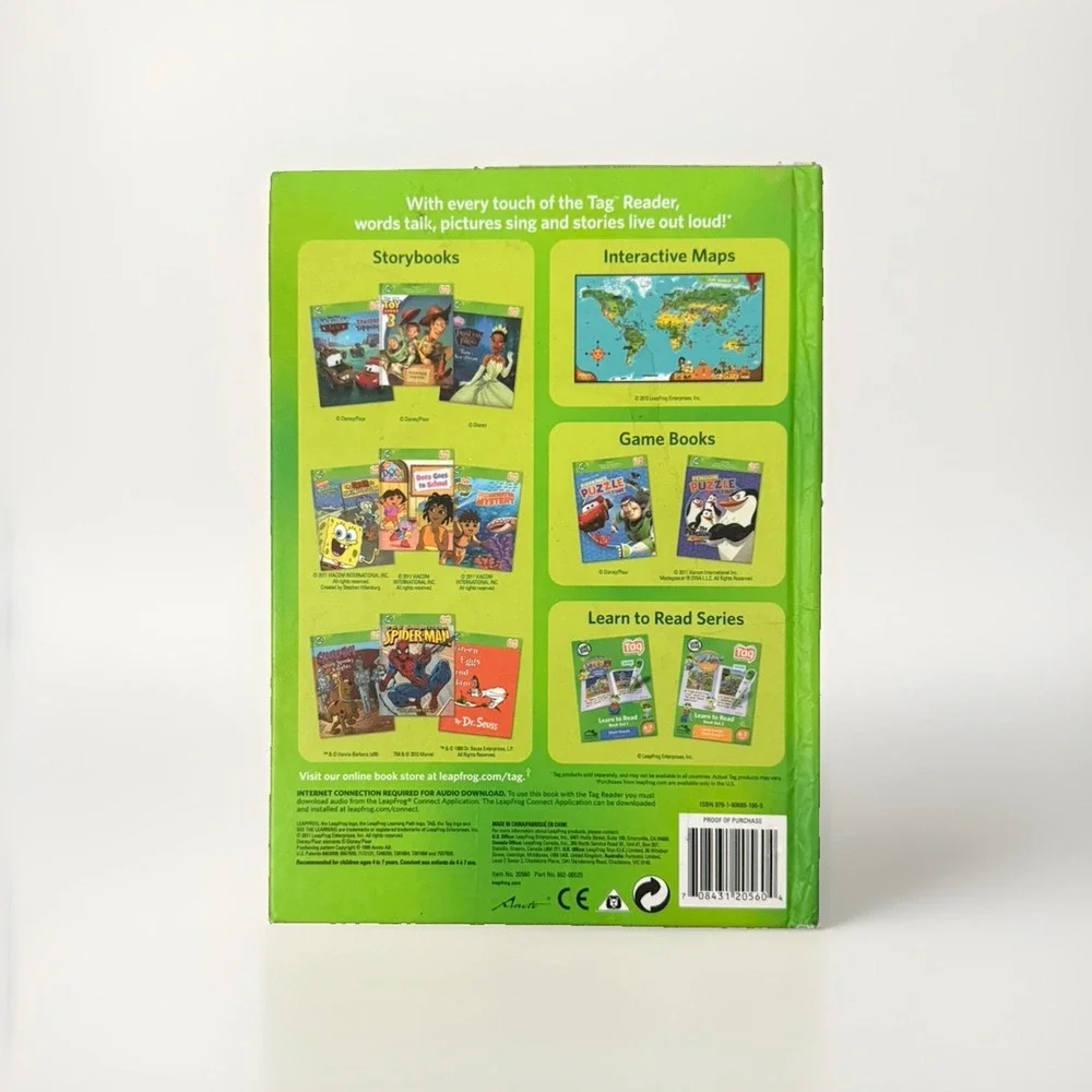 Leap Frog Tag LeapReader Book Finding Nemo Lost and Found Pixar Disney Hardcover